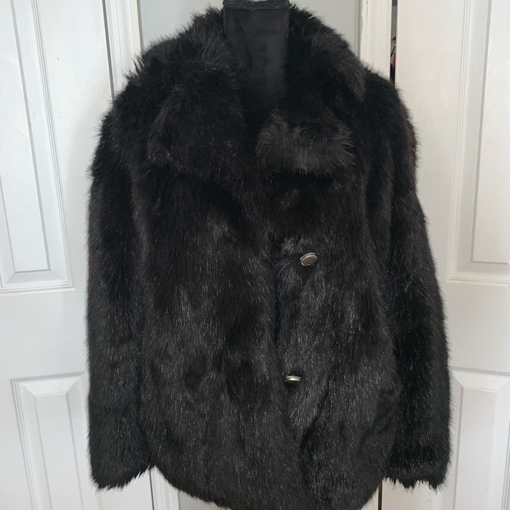 Michael Kors faux fur coat